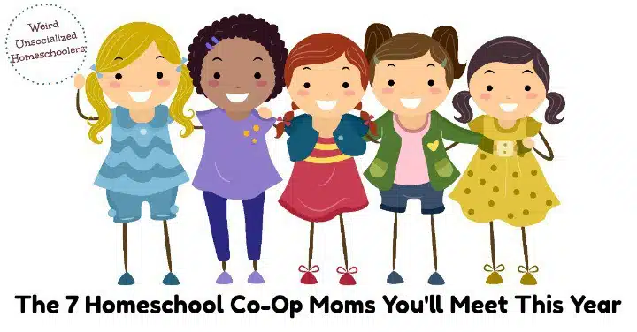 The 7 Homeschool Co-Op Moms You'll Meet This Year