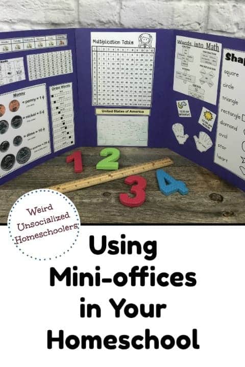 Using Mini-offices in Your Homeschool