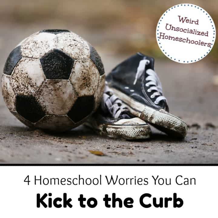 4 Homeschool Worries You Can Kick to the Curb