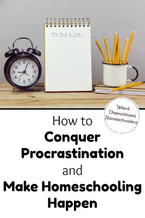 Sara explains how five tricks will help you conquer procrastination and establish and consistent homeschool schedule.