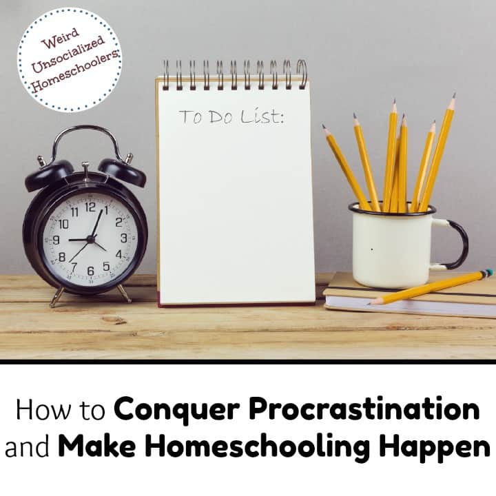 How to Conquer Procrastination and Make Homeschooling Happen
