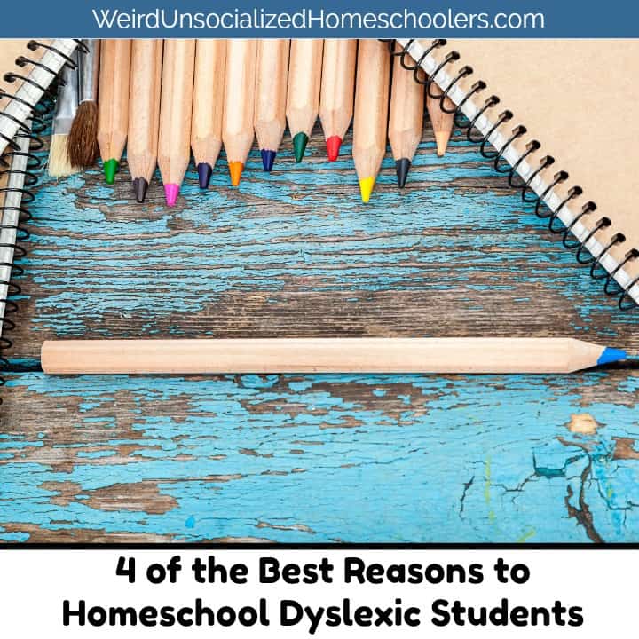 4 of the Best Reasons to Homeschool Dyslexic Students