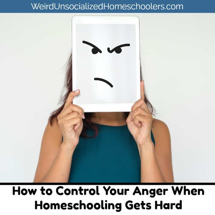 How to Control Your Anger When Homeschooling Gets Hard