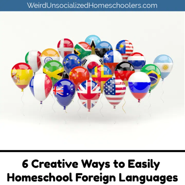 6 Creative Ways to Easily Homeschool Foreign Languages