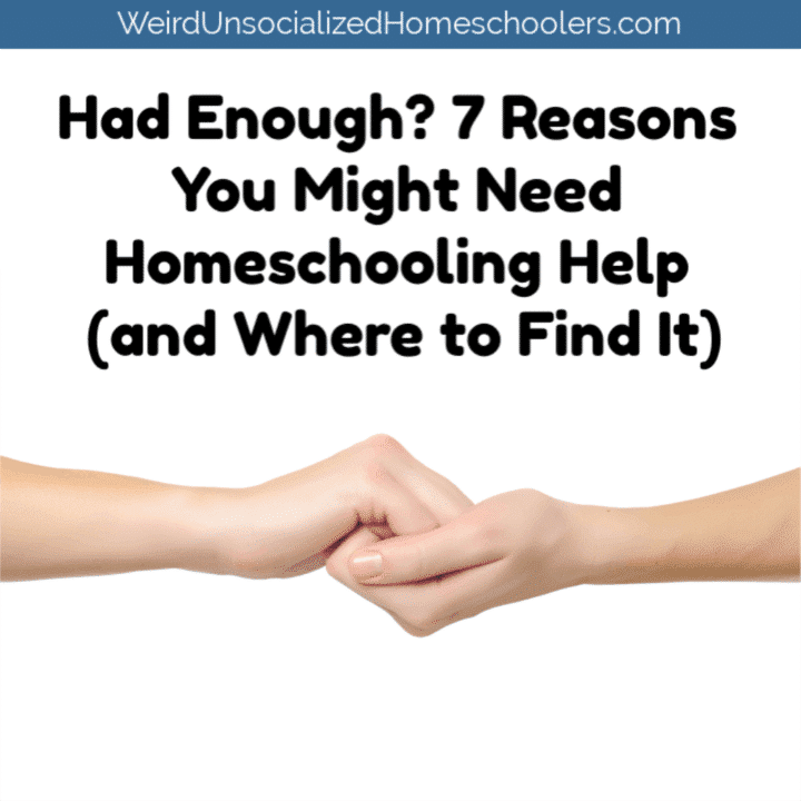 Had Enough? 7 Reasons You Might Need Homeschooling Help (and Where to Find It)