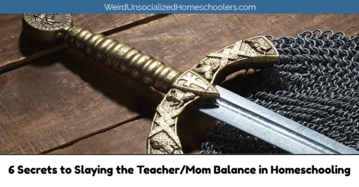 Teacher/Mom Balance in Homeschooling