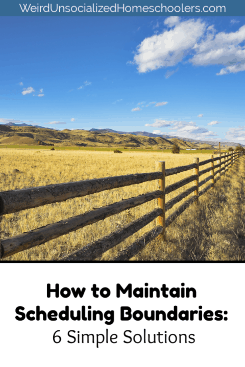 How to Maintain Scheduling Boundaries