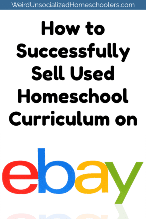 How to Successfully Sell Used Homeschool Curriculum on eBay