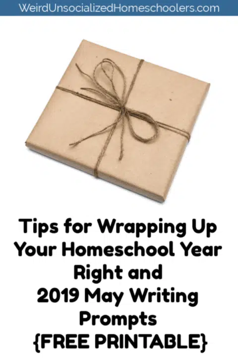 wrapping up your homeschool year