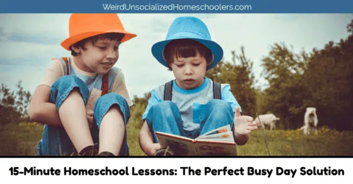 15-Minute Homeschool Lessons