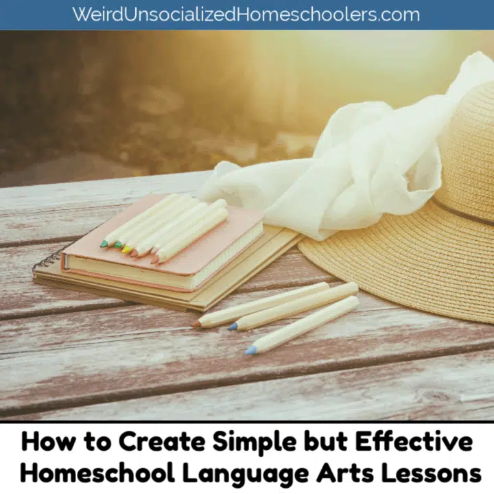 How to Create Simple but Effective Homeschool Language Arts Lessons