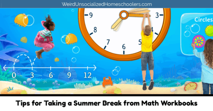 Tips for Taking a Summer Break from Math Workbooks