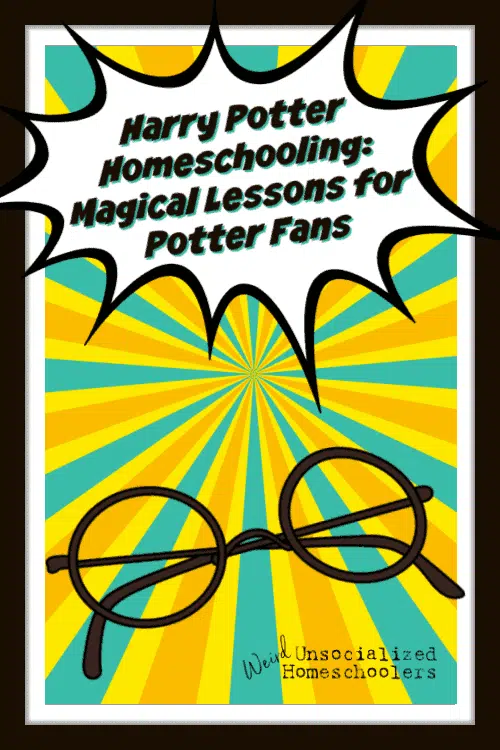 Harry Potter Homeschooling Magical Lessons for Potter Fans pin