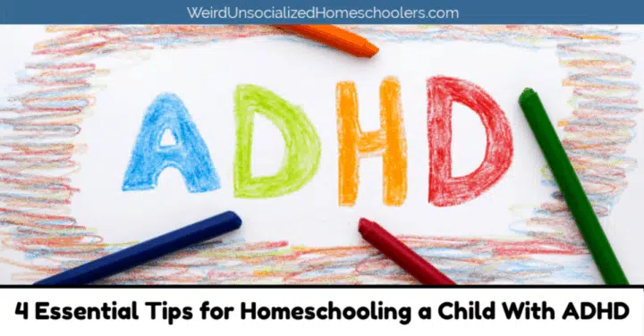 4 Essential Tips for Homeschooling a Child With ADHD