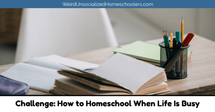 How to Homeschool When Life Is Busy