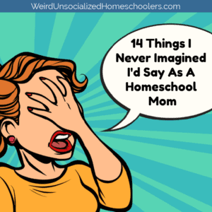 14 Things I Never Imagined I’d Say As A Homeschool Mom