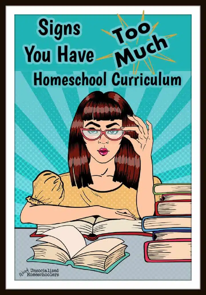 Signs You Have Too Much Homeschool Curriculum