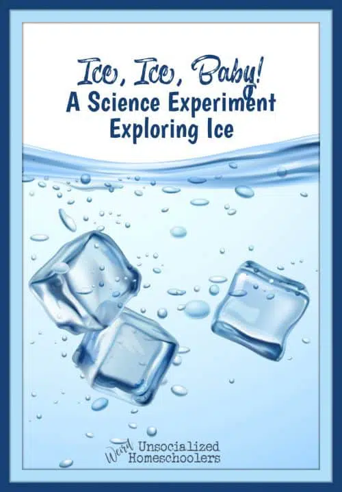 science experiment exploring ice