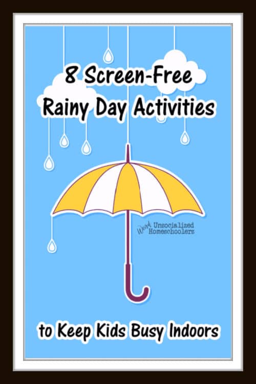 activities for rainy days