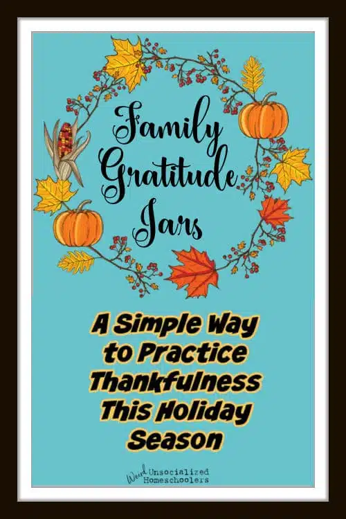 Family Gratitude Jars — A Simple Way to Practice Thankfulness This Holiday Season