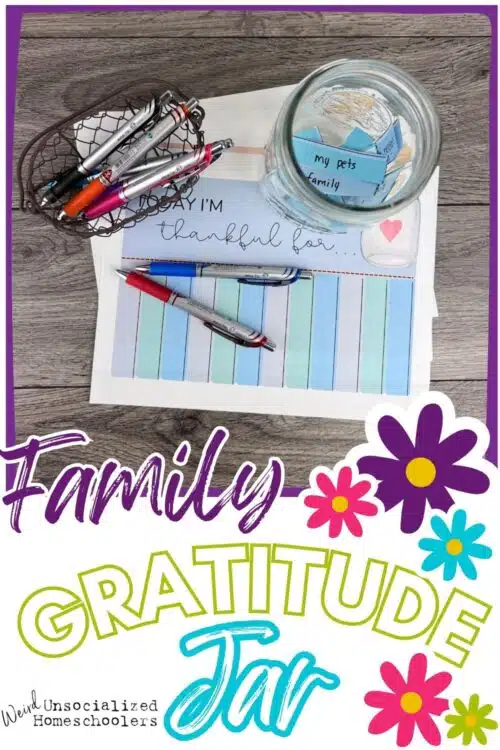 family gratitude jars