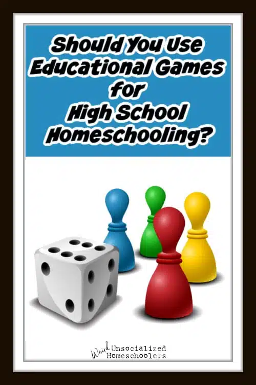 Should You Use Educational Games for High School Homeschooling?