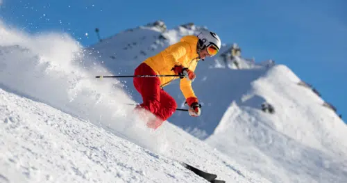 50+ Super-Cool Winter Study Ideas- person skiing
