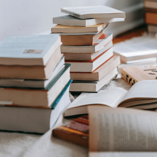 homeschool clutter: books