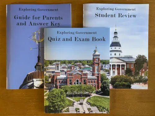 Notgrass Exploring Government: three books in curriculum
