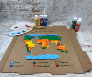 Explore World Climate Zones with This Easy Salt Dough Map Project