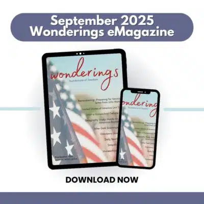 Wonderings - September Homeschool Field Guide