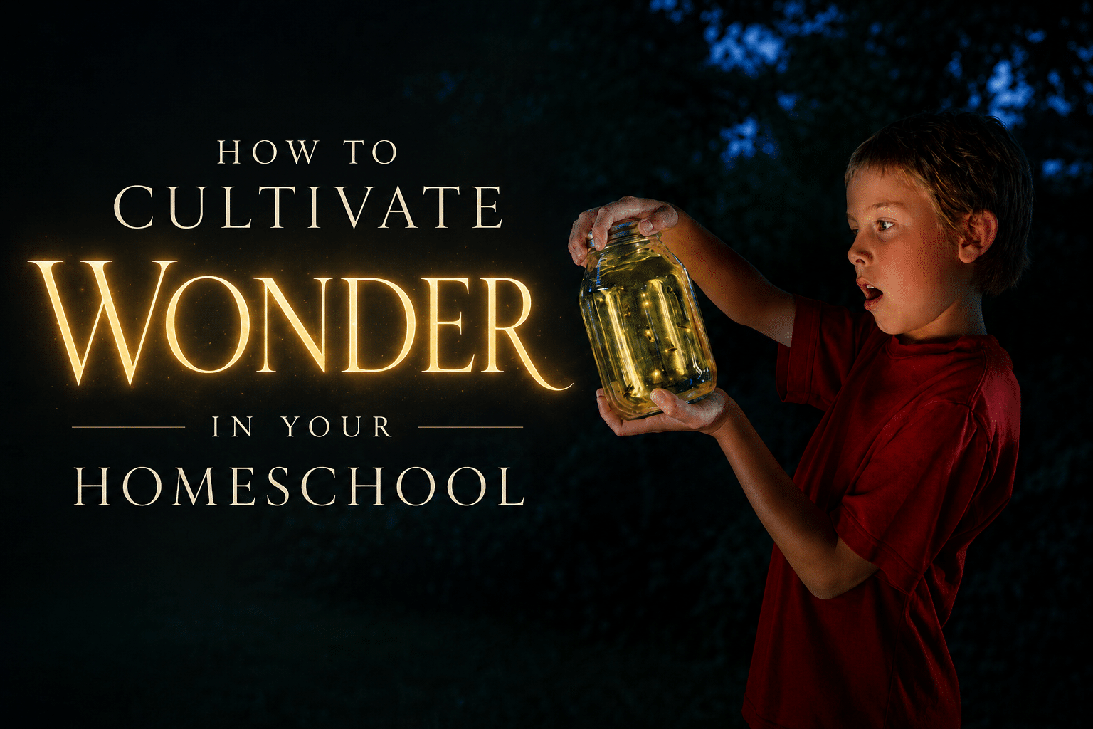 cultivate wonder in your homeschool