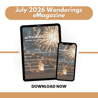 Wonderings - July Homeschool Field Guide